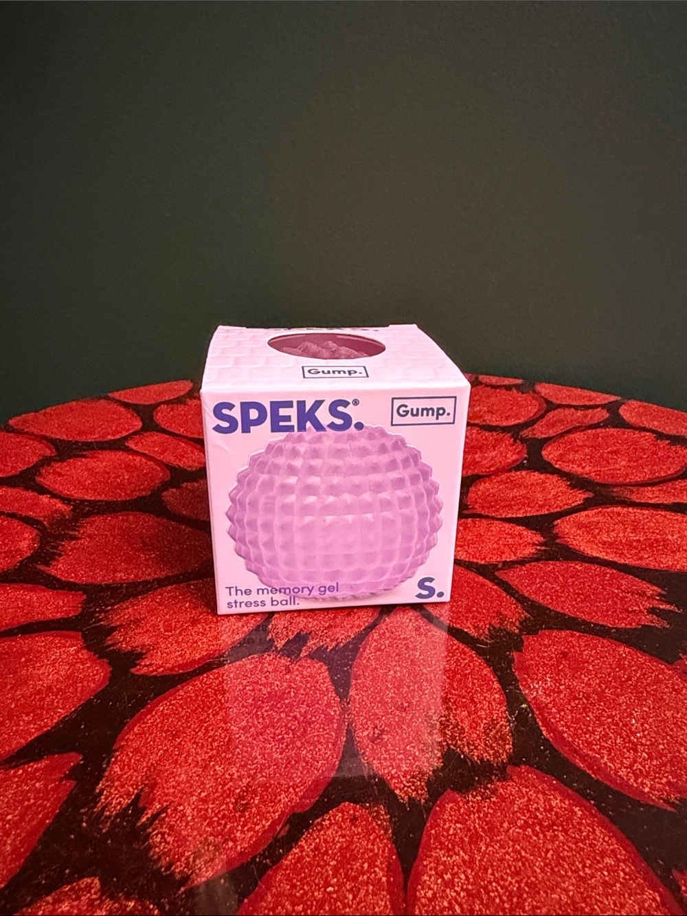 Speks Memory Gel Stress Ball - Purple